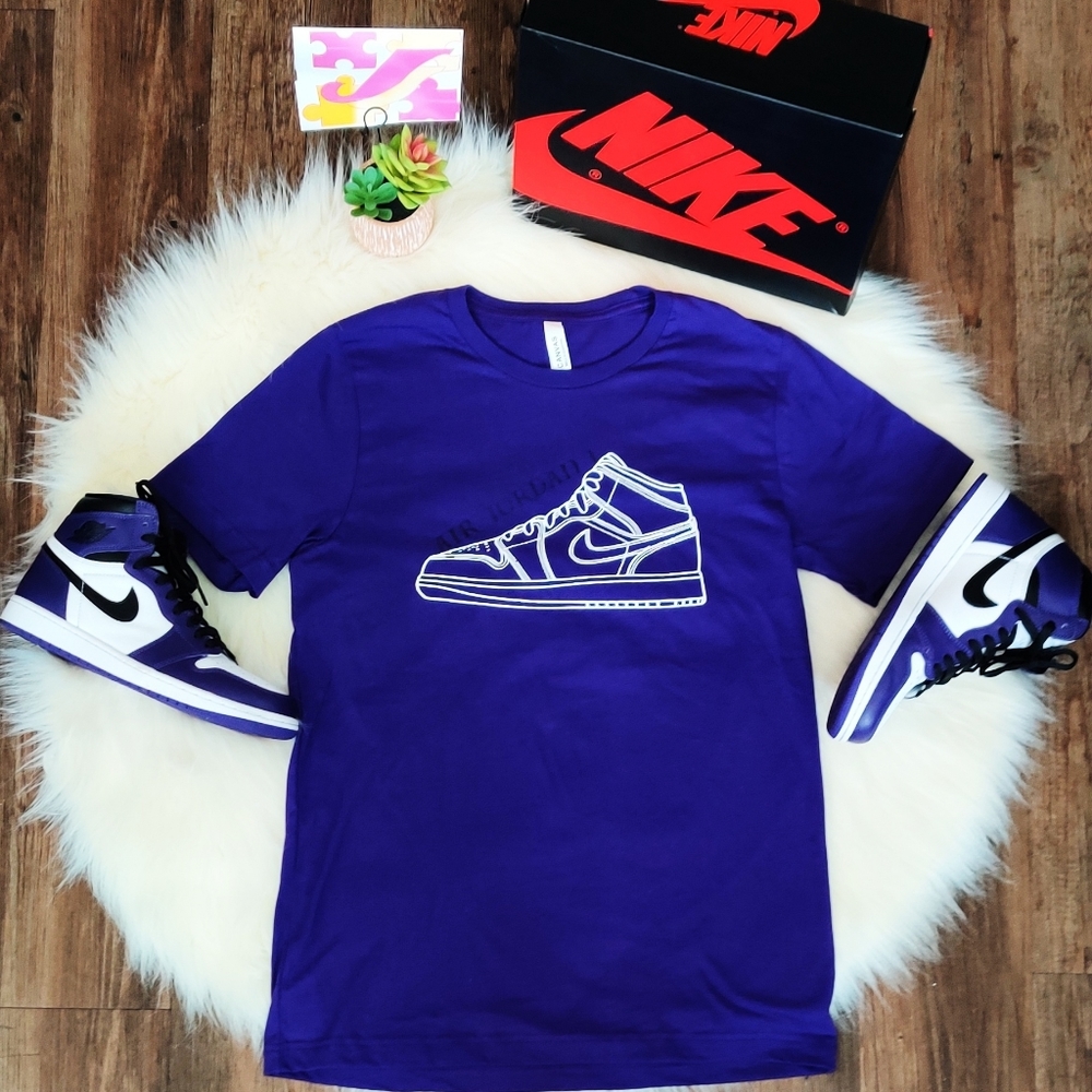 Nike Air Jordan 1 "Court Purple" Custom AJ1